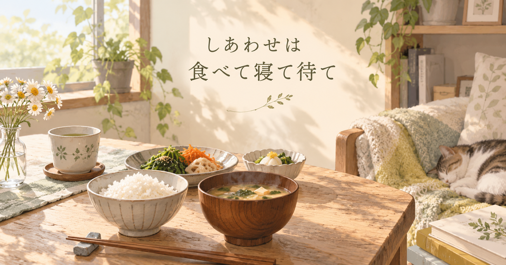 『しあわせは食べて寝て待て』感想｜疲れた夜に見たい、心が穏やかになるドラマ