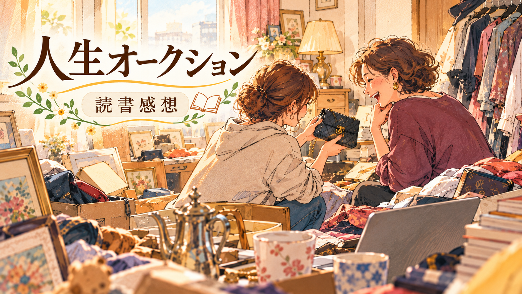 原田ひ香『人生オークション』感想|断捨離経験者ほど刺さる、物と人を整理する物語
